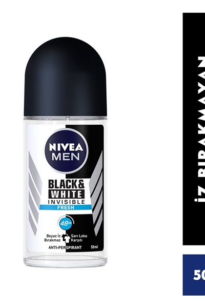 Invisible Black & White Fres Roll-on Erkek 50 Ml Nivea STD
