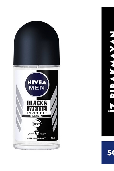 Men Invisible Black & White Erkek Roll-On 50ml Nivea STD