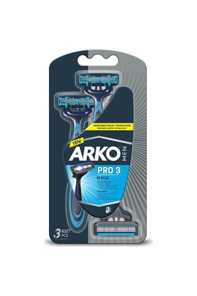 Men Pro 3 T3 Tıraş Bıçağı 3'lü Arko STD