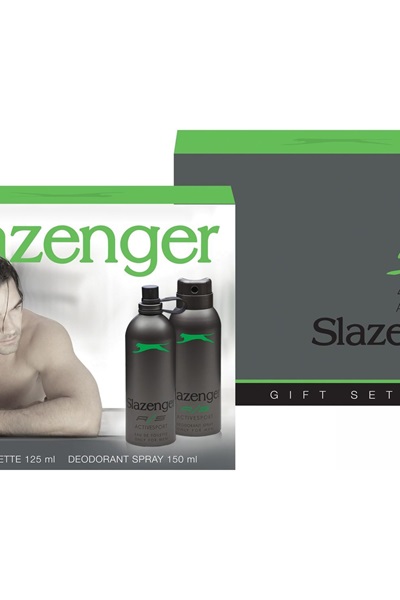 Actıvesport Parfüm Yeşil Edt 125 ml + 150 ml Erkek Deodorant Slazenger STD