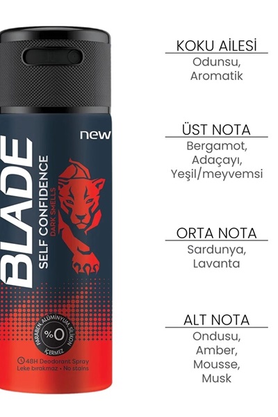 Deo Self Confidence 150ml Blade STD
