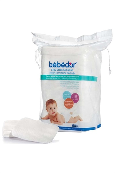 Bebek Temizleme Pamuğu 60 Adet 631 Bebedor STD