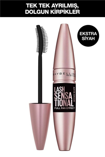 LASH SENS INTENSE BLACK MASCARA MNY 