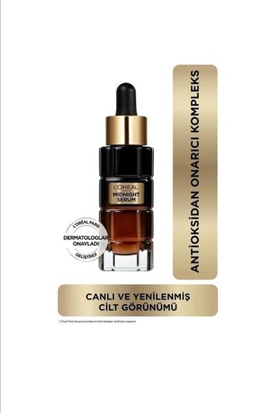 Paris Midnight Serum Cilt Yenileme & Cilt Görünümü Canlandırma Etkili- 30 Ml L'Oreal STD