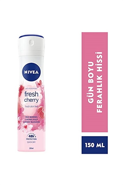 DEO FRESH CHERRY 150ML W 85322-NIVEA 