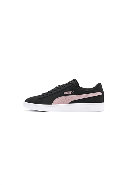 Spor Ayakkabı Puma 23Y680000022_68085 4044060981137900 365160-18 Puma Puma  Smash V2 Buck Unisex Spor Ayakkabı Black-Bridal Rose-White