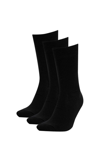 Defacto Erkek Uzun Çorap T9595AZ/BK23 BLACK
