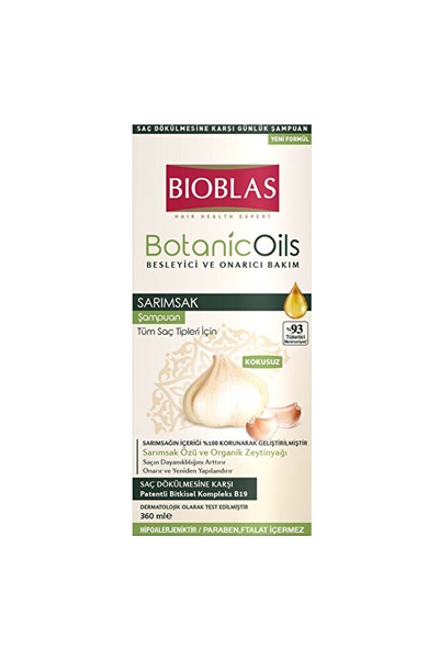 Şampuanı Organıc Oıls Sarımsak Şamp 360ml Bioblas STD