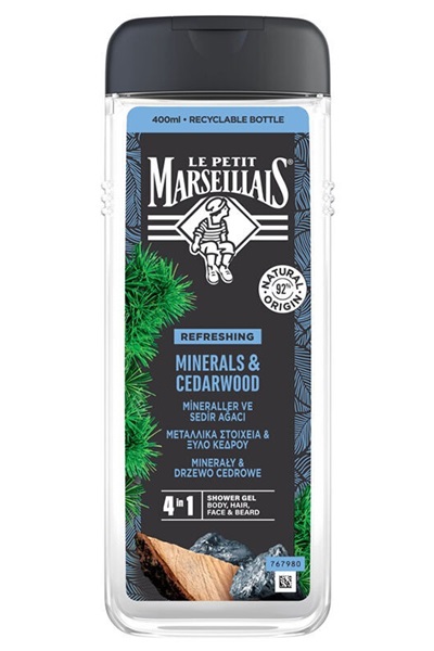 Petit Marseillais Mineraller ve Sedir Ağacı Duş Jeli 400ml Le 