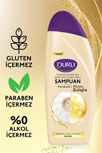 Şampuan Kolajen&Bitoin&Sarımsak 500ml Duru STD