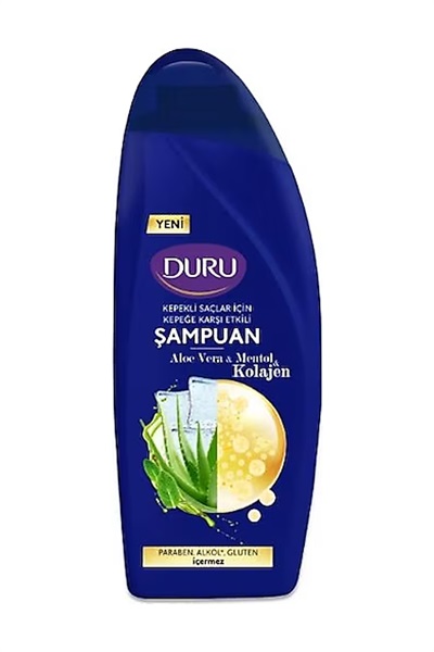 Şampuan Kolajen&Aloe Vera&Mentol 500ml Duru STD