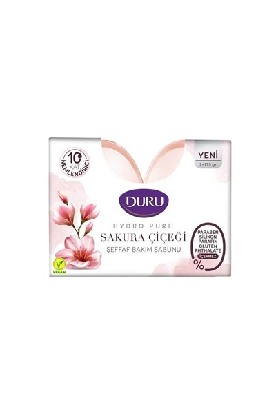 Hydro Pure Sabun Sakura Çiçeği 135gr*2 Duru STD