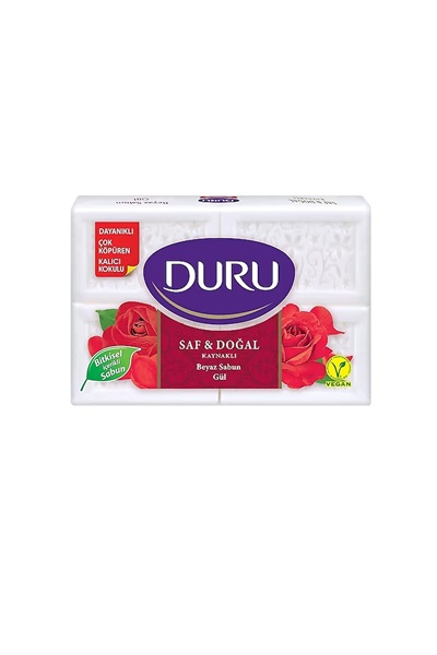 Saf&Doğal Gül Banyo Sabunu 150gr Duru STD