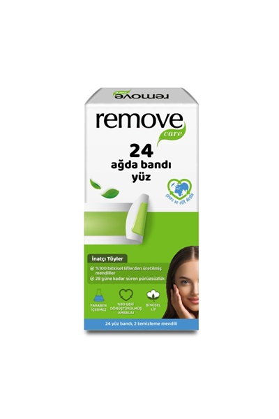 Care Yüz Ağda Bandı İnatçı 24'lü Remove STD