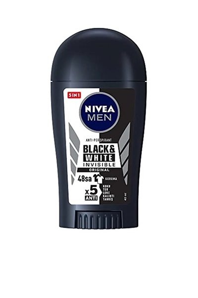 Men Erkek Stick Deodorant Black&White Invisible Original Nivea STD