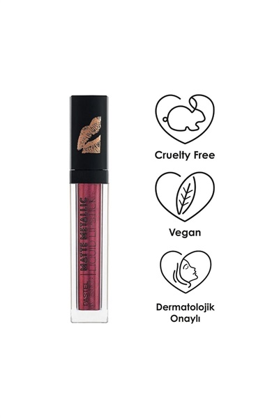 PROF.MATTE METALLIC LIQIUD LIPSTICK 504-ÇINAR KOZMETİK PASTEL 