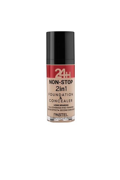 Prof 24H Non-Stop 2In1fond&Conc.605 Pastel STD