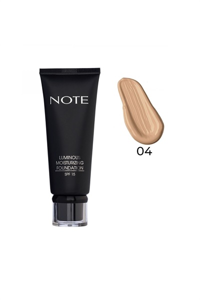 NOTE LUMINOUS MOISTURIZING FOUNDATION 04 SAND 007.1022-007.2169 