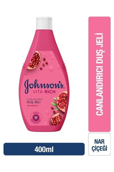 Nar Çiçeği Canlandırıcı  Duş jeli 400 ml Johnson'sVita-Rich STD