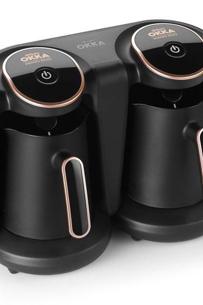 SİYAH BAKIR OKKA MINIO DUO TÜRK KAHVESI MAKINESI-OK006 ARZUM 