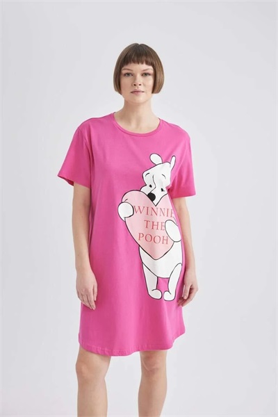 Defacto Kadın Gecelik B3649AX/PN615 DARK PINK