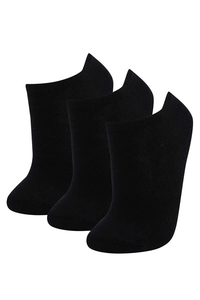 Defacto Kadın Kısa Çorap K5974AZ/BK27 BLACK