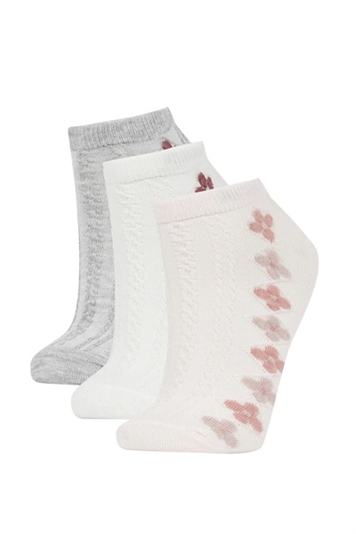 Defacto Kadın Kısa Çorap W9172AZ/WT1 WHITE (000)