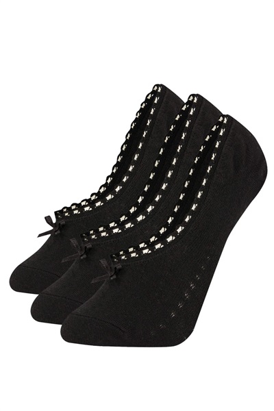 Defacto Kadın Kısa Çorap B1049AX/BK27 BLACK