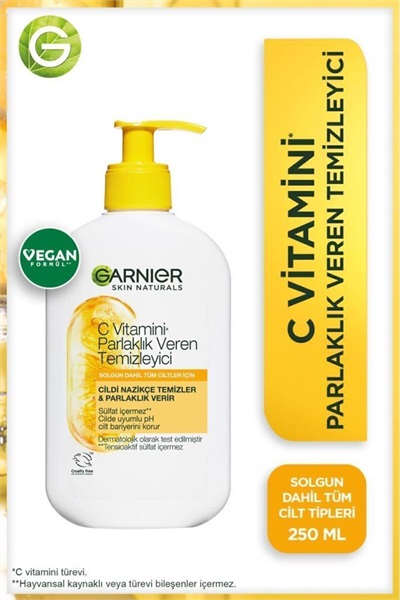Vitamin C Parlaklık Temizleyici 250 Ml Ga.Skın STD