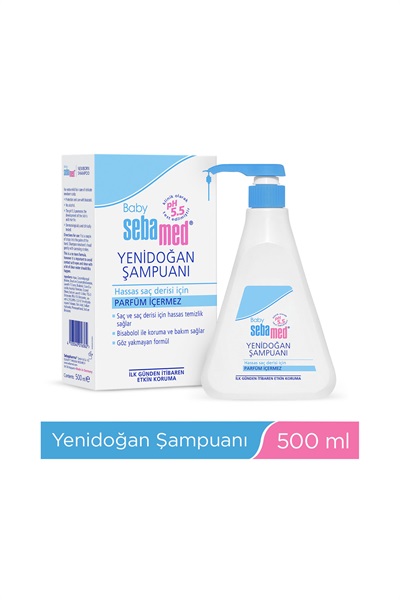 Yenidoğan Bebe Şampuanı 500 ml Sebamed STD