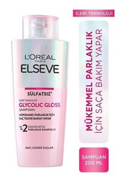 Giycolic Gloss Şampuan 200 Ml Elseve STD