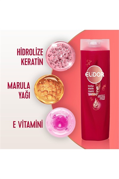 Şampuan 400 Ml Yeni Seri Keratin Elidor STD