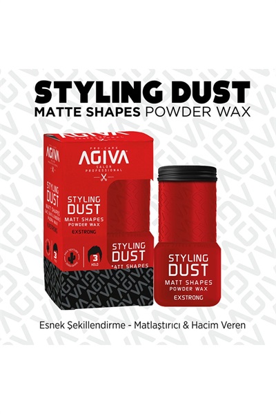 Saç Pudrası 20 gr Kırmızı Agiva STD