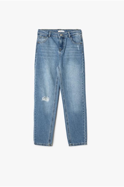 Koton Erkek Çocuk Jean Pantolon 4SKB40034TD ORTA İNDİGO