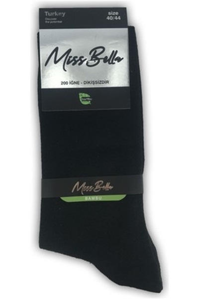 Miss Bella Erkek Çorap 4660 Siyah