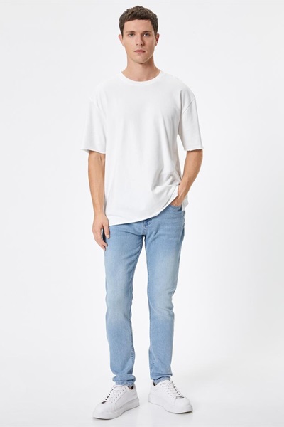 Koton Erkek Jean Pantolon 4SAM40115ND AÇIK İNDİGO