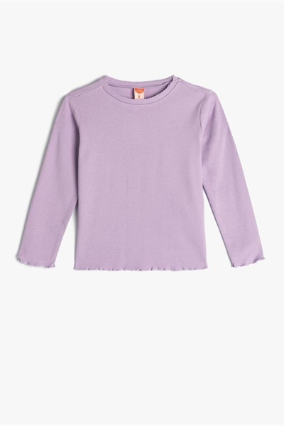 Koton Kız Bebek Sweat 5WMG10005AK LİLA