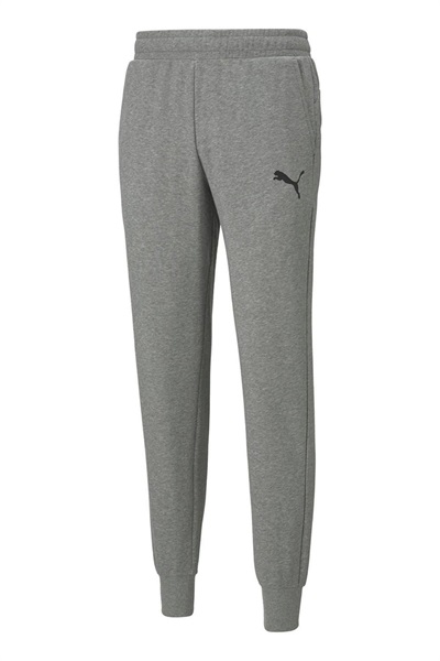 Puma Ess Logo Pants Unisex Eşofman Alt 586716-53 Medium Gray Heather-Cat