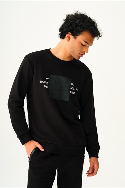 Loft Erkek Sweat LF2037095 BLACK