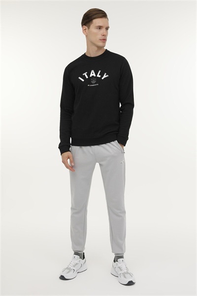 Ml Robert 16Itly72 4Pr Lumberjack Erkek Sweat A101899205 Sıyah