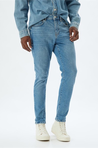 Koton Erkek Jean Pantolon 5WAM40017ND AÇIK İNDİGO