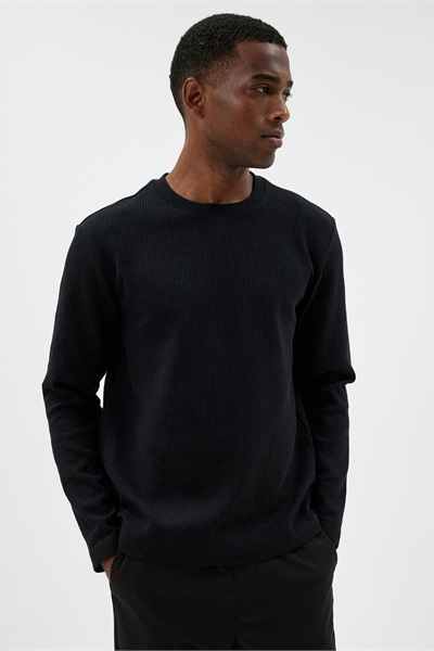 Koton Erkek Sweat 5WAM70065MK SİYAH