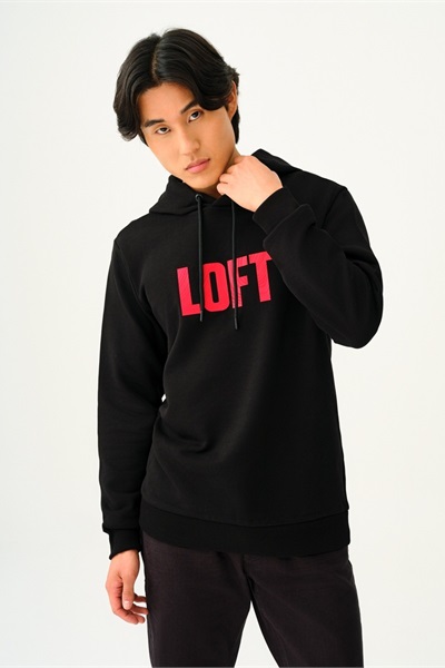 Loft Erkek Sweat LF2038105 BLACK/RED