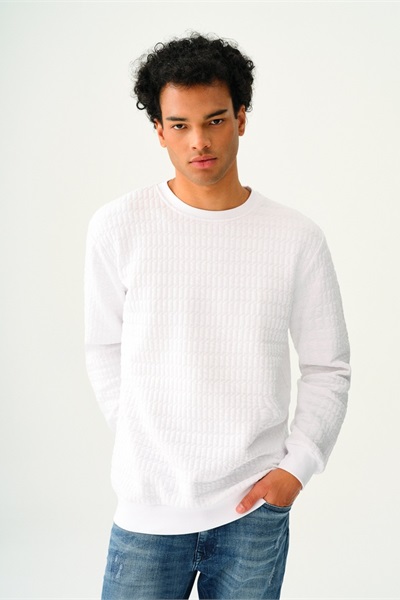 Loft Erkek Sweat LF2037210 ECRU