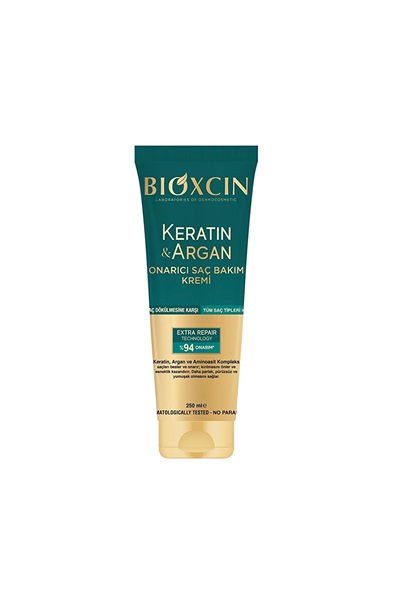 Saç Bakım Kremi 250 ml Keratin Argan Bıoxcın STD