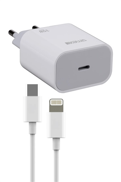 İphone Lightning Şarj Seti SPS-11 Felione PD-25W Simex BEYAZ