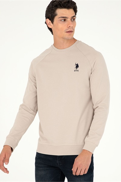 Guysk024 U.S. Polo Assn Erkek Sweat 1926902 Taş