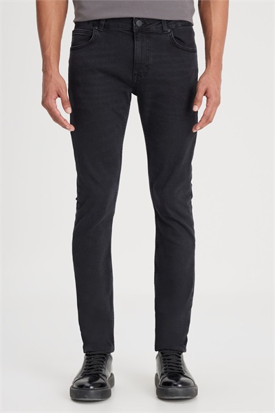 Lee Malone Skinny  Erkek Jean Pantolon L736PJBT Dark Westport