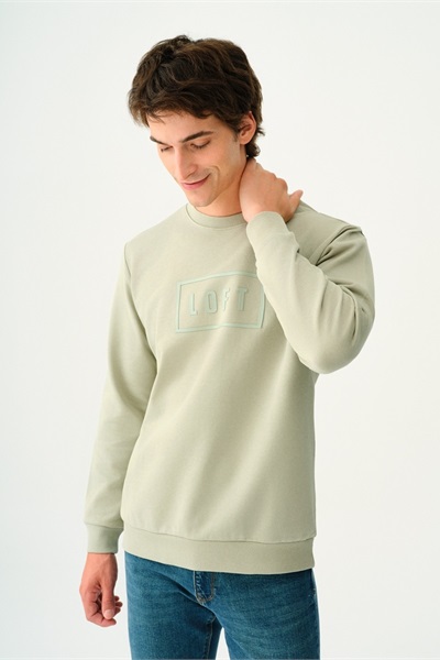 Loft Erkek Sweat LF2037097 LIGHT GREEN