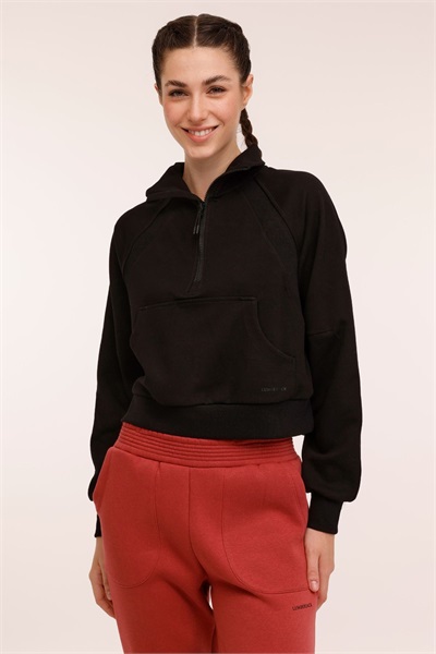 4W Wl Jessıe 16Ss318 4Pr Lumberjack Kadın Sweat A101894072 Sıyah